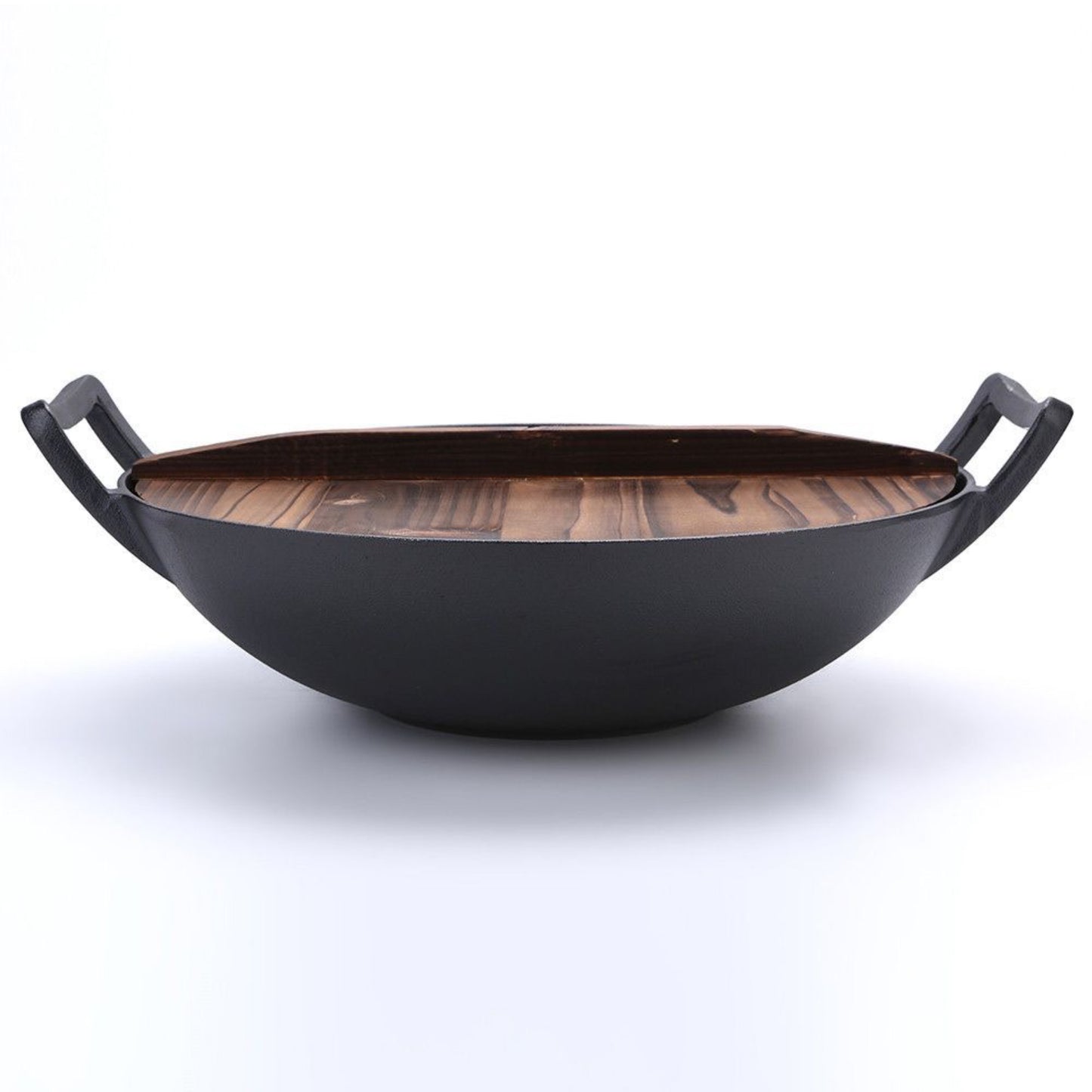 Häws støbejerns wok Ø 36 cm. Inkl. Trælåg